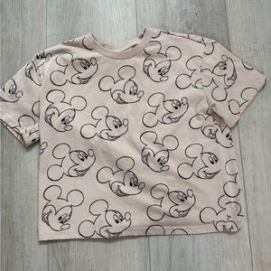 Disney women’s  large crop tee
